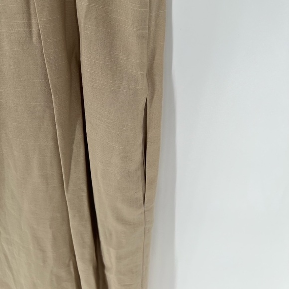 Ciao Lucia Daria Crepe Sleeveless Tank Midi Dress In Taupe Multi - Picture 9 of 9